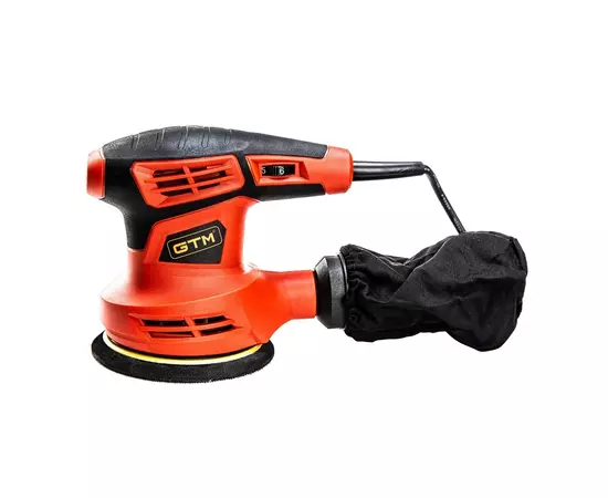 Шлифовальная машина GTM OS125/280, 125мм, 280Вт, 6000-12000об/мин. (OS125/280), изображение 2 Шлифовальная машина GTM OS125/280, 125мм, 280Вт, 6000-12000об/мин. (OS125/280), изображение 2