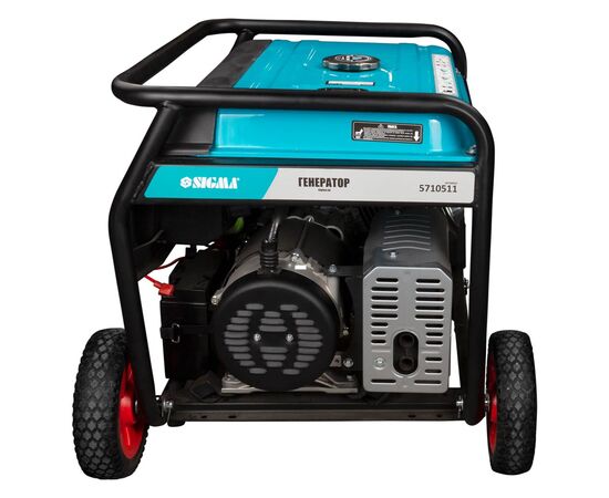 Генератор Sigma 220V/380V 3ф 8.5/9.0kW електрозапуск (5710511), изображение 7 Генератор Sigma 220V/380V 3ф 8.5/9.0kW електрозапуск (5710511), изображение 7