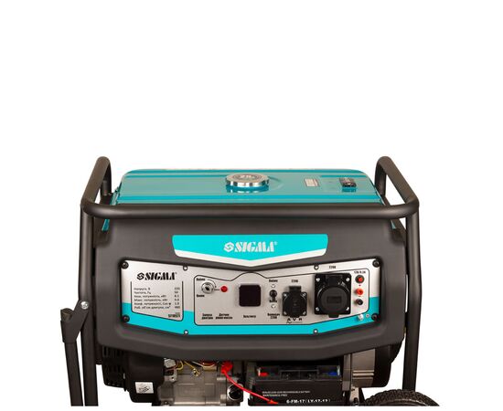 Генератор Sigma 220V 8.5/9.0kW электрозапуск (5710571), изображение 10 Генератор Sigma 220V 8.5/9.0kW электрозапуск (5710571), изображение 10