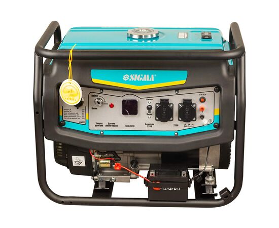 Генератор Sigma 3.5/4.0kW с выводом под АВР(ATS) (5710311), изображение 2 Генератор Sigma 3.5/4.0kW с выводом под АВР(ATS) (5710311), изображение 2