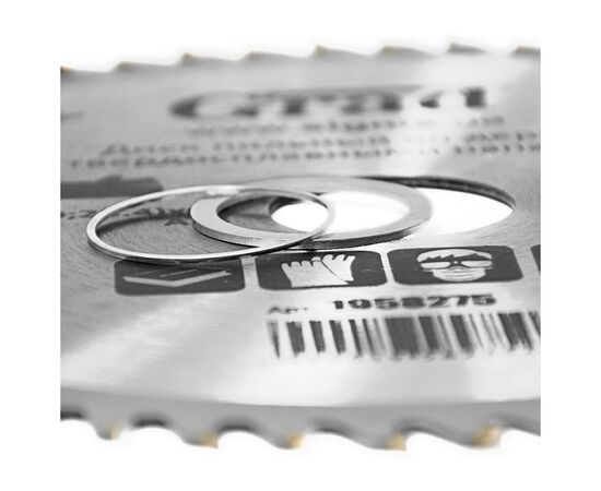 Диск пильный Grad по дереву с твердосплавными напайками Ø200×32(30;25.4)×60Т, 7000об/мин (1958275), изображение 3 Диск пильный Grad по дереву с твердосплавными напайками Ø200×32(30;25.4)×60Т, 7000об/мин (1958275), изображение 3