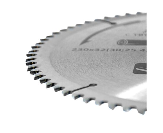 Диск пильный Grad по дереву с твердосплавными напайками Ø230×32(30;25.4)×80Т, 6000об/мин (1958595), изображение 2 Диск пильный Grad по дереву с твердосплавными напайками Ø230×32(30;25.4)×80Т, 6000об/мин (1958595), изображение 2