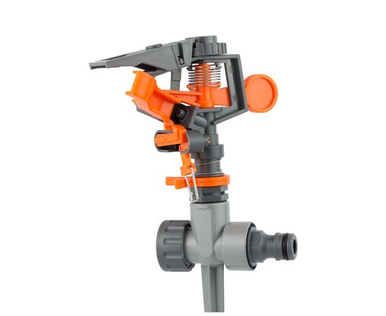 Дождеватель Flora импульсный на металлическом колышке (ABS+AL) (5013234), изображение 5