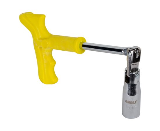 Ключ Sigma свічковий з шарніром посилений 16мм (6030321), зображення 4 Ключ Sigma свічковий з шарніром посилений 16мм (6030321), зображення 4