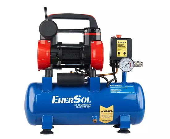 Компрессор Enersol ES-AC100-8-2OF, 100 л/мин, 0.75 кВт (ES-AC100-8-2OF)