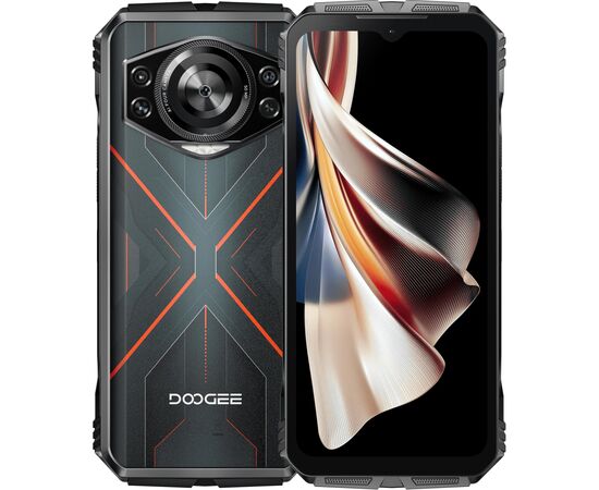 Мобильный телефон Doogee S cyber 8/256Gb Black Red (6923740212431)