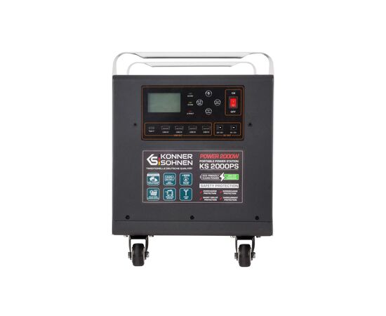 Зарядна станція Konner&Sohnen KS2000PS, 2000W, 1792Wh (KS2000PS), зображення 5 Зарядна станція Konner&Sohnen KS2000PS, 2000W, 1792Wh (KS2000PS), зображення 5