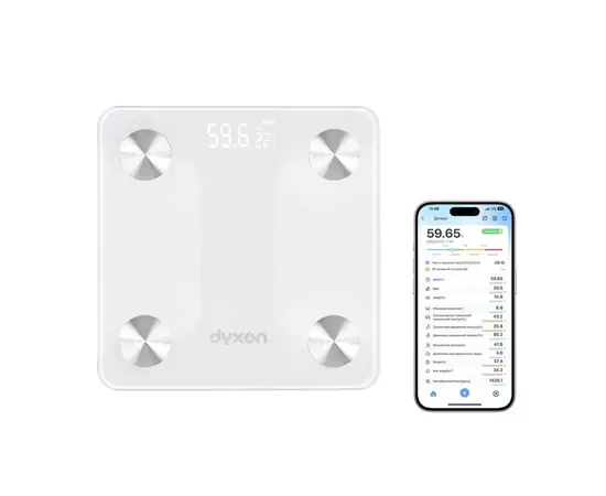 Весы напольные DYXON MEGASCALES 200 White (DXNVGMGSCLS200W), изображение 2 Весы напольные DYXON MEGASCALES 200 White (DXNVGMGSCLS200W), изображение 2