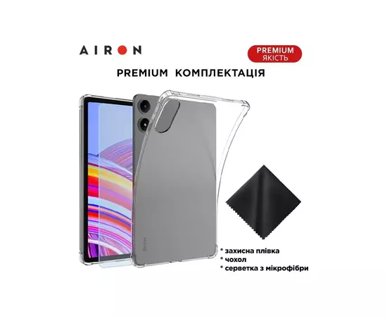 Чехол для планшета AirOn EVA Xiaomi Redmi Pad Pro / Xiaomi Poco Pad 12.1" transparent (4822352781141), изображение 7 Чехол для планшета AirOn EVA Xiaomi Redmi Pad Pro / Xiaomi Poco Pad 12.1" transparent (4822352781141), изображение 7