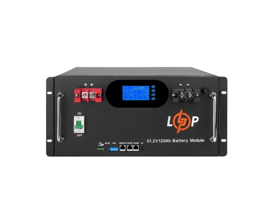 Батарея LiFePo4 LogicPower 51.2V - 120Ah (6000Wh) (30385)