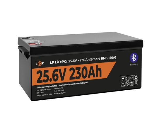 Батарея LiFePo4 LogicPower 25.6V - 230Ah (5888Wh) (30384), изображение 4 Батарея LiFePo4 LogicPower 25.6V - 230Ah (5888Wh) (30384), изображение 4
