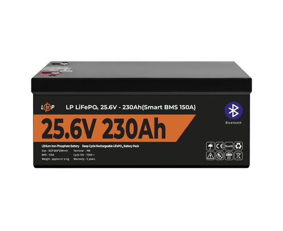 Батарея LiFePo4 LogicPower 25.6V - 230Ah (5888Wh) (30384)