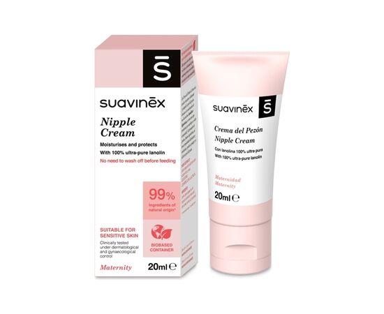 Косметика для мам Suavinex Крем для догляду за сосками, 20 мл (306171)