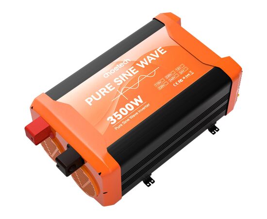Автомобильный инвертор Choetech 12/220V 1600Вт, чистая синусоида (CJ3500Q-V2), изображение 3 Автомобильный инвертор Choetech 12/220V 1600Вт, чистая синусоида (CJ3500Q-V2), изображение 3