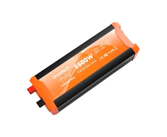 Автомобильный инвертор Choetech 12V/220V 2500 Вт, чистая синусоида (CJ5000Q-V2), изображение 2 Автомобильный инвертор Choetech 12V/220V 2500 Вт, чистая синусоида (CJ5000Q-V2), изображение 2