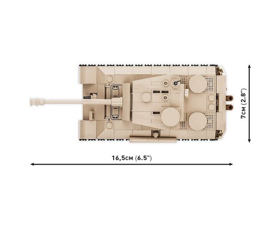 Конструктор Cobi Вторая Мировая Война Танк Panzer V Пантера, 298 деталей (COBI-2713), изображение 4 Конструктор Cobi Вторая Мировая Война Танк Panzer V Пантера, 298 деталей (COBI-2713), изображение 4