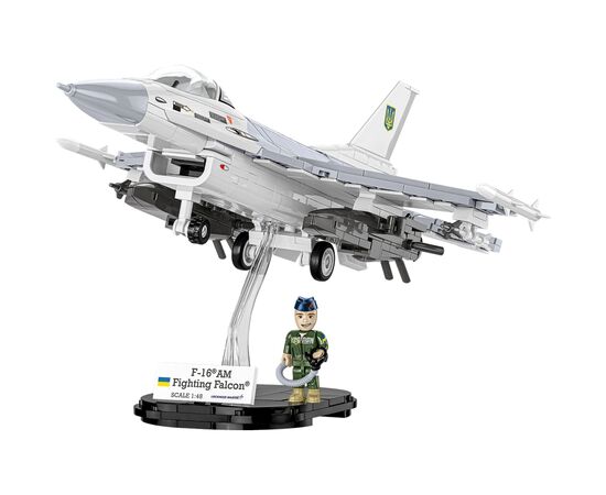 Конструктор Cobi Самолет F-16C Fighting Falcon (UA), 500 деталей (COBI-5893), изображение 2 Конструктор Cobi Самолет F-16C Fighting Falcon (UA), 500 деталей (COBI-5893), изображение 2