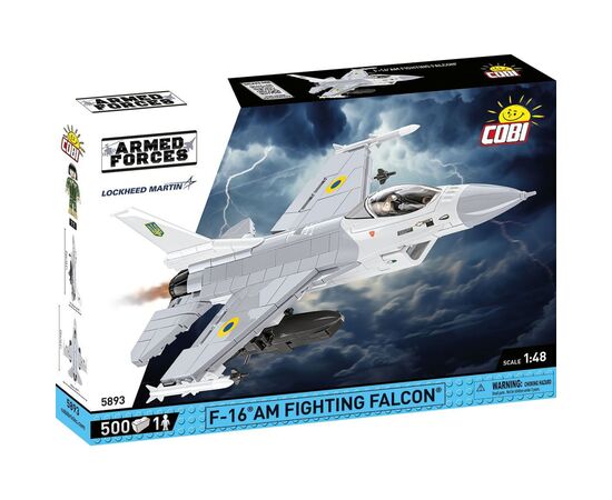 Конструктор Cobi Літак F-16C Fighting Falcon (UA), 500 деталей (COBI-5893)