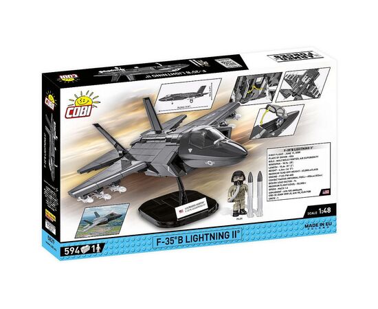 Конструктор Cobi Самолет F-35B Lightning II, 480 деталей (COBI-5829), изображение 5