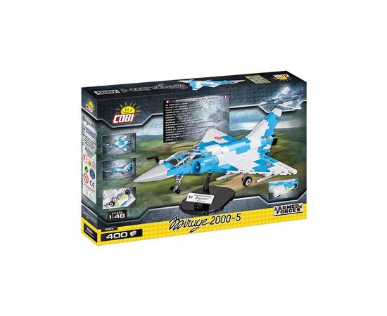 Конструктор Cobi Самолет Mirage 2000-5, 400 деталей (COBI-5801), изображение 5 Конструктор Cobi Самолет Mirage 2000-5, 400 деталей (COBI-5801), изображение 5