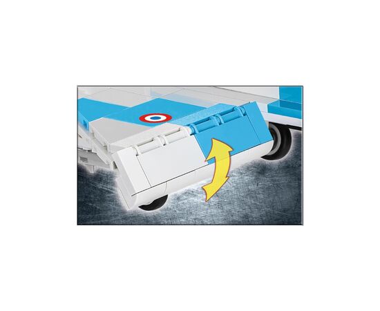 Конструктор Cobi Самолет Mirage 2000-5, 400 деталей (COBI-5801), изображение 9 Конструктор Cobi Самолет Mirage 2000-5, 400 деталей (COBI-5801), изображение 9