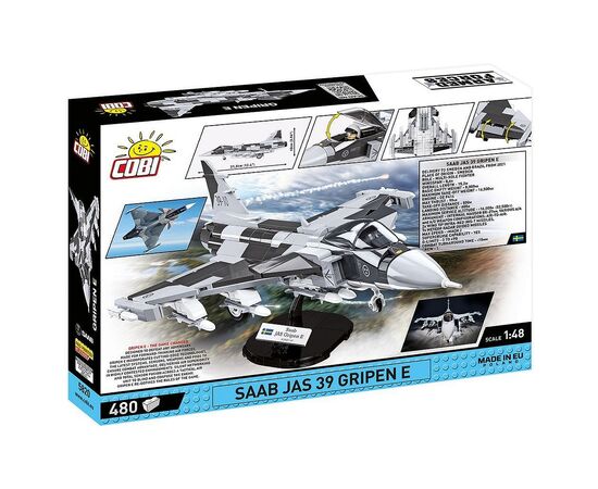 Конструктор Cobi Самолет SAAB JAS 39 Gripen E, 480 деталей (COBI-5820), изображение 4 Конструктор Cobi Самолет SAAB JAS 39 Gripen E, 480 деталей (COBI-5820), изображение 4