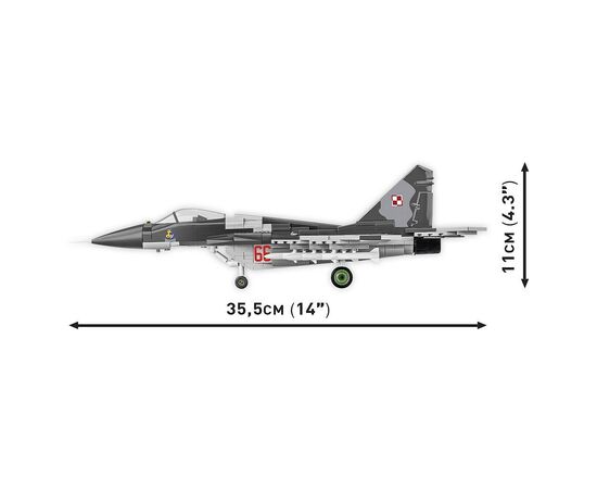 Конструктор Cobi Самолет МиГ-29 (UA/PL) Fulcrum, 550 деталей (COBI-5840), изображение 7 Конструктор Cobi Самолет МиГ-29 (UA/PL) Fulcrum, 550 деталей (COBI-5840), изображение 7