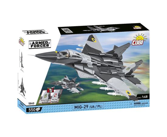 Конструктор Cobi Самолет МиГ-29 (UA/PL) Fulcrum, 550 деталей (COBI-5840)