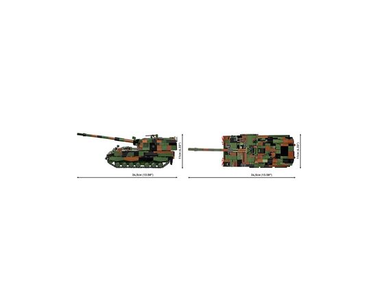 Конструктор Cobi САУ PzH 2000, 1006 деталей (COBI-2628), изображение 6 Конструктор Cobi САУ PzH 2000, 1006 деталей (COBI-2628), изображение 6