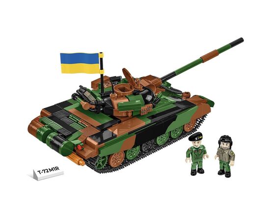 Конструктор Cobi Танк Т-72 M1R (UA/PL), 724 детали (COBI-2624), изображение 3 Конструктор Cobi Танк Т-72 M1R (UA/PL), 724 детали (COBI-2624), изображение 3