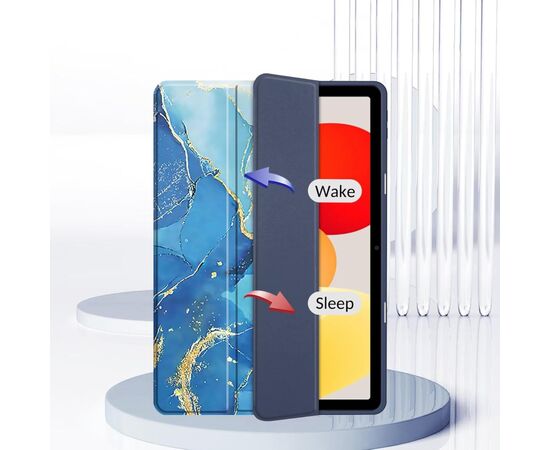 Чехол для планшета BeCover Soft Edge TPU Xiaomi Redmi Pad SE 8.7" Blue Marble (712572), изображение 5 Чехол для планшета BeCover Soft Edge TPU Xiaomi Redmi Pad SE 8.7" Blue Marble (712572), изображение 5