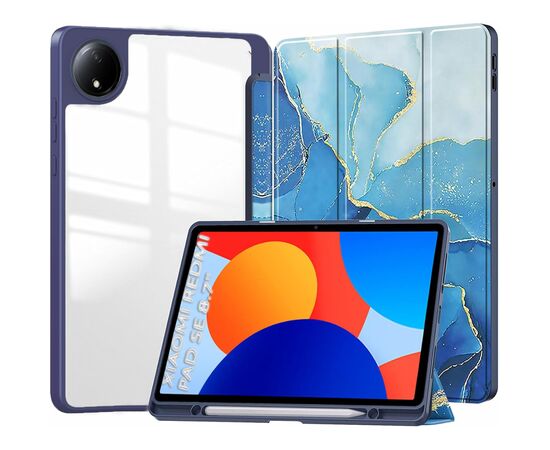 Чехол для планшета BeCover Soft Edge TPU Xiaomi Redmi Pad SE 8.7" Blue Marble (712572)