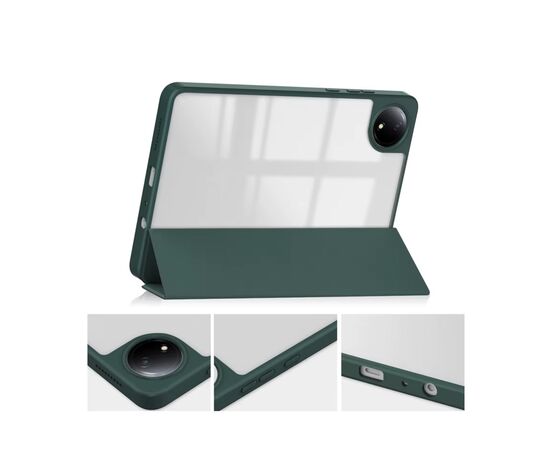 Чехол для планшета BeCover Soft Edge TPU Xiaomi Redmi Pad SE 8.7" Dark Green (712566), изображение 3 Чехол для планшета BeCover Soft Edge TPU Xiaomi Redmi Pad SE 8.7" Dark Green (712566), изображение 3