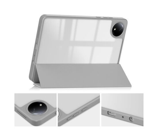 Чехол для планшета BeCover Soft Edge TPU Xiaomi Redmi Pad SE 8.7" Gray (712568), изображение 3 Чехол для планшета BeCover Soft Edge TPU Xiaomi Redmi Pad SE 8.7" Gray (712568), изображение 3