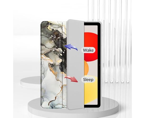 Чехол для планшета BeCover Soft Edge TPU Xiaomi Redmi Pad SE 8.7" Gray Marble (712575), изображение 4 Чехол для планшета BeCover Soft Edge TPU Xiaomi Redmi Pad SE 8.7" Gray Marble (712575), изображение 4
