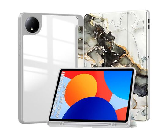 Чехол для планшета BeCover Soft Edge TPU Xiaomi Redmi Pad SE 8.7" Gray Marble (712575)