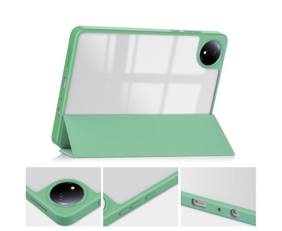 Чехол для планшета BeCover Soft Edge TPU Xiaomi Redmi Pad SE 8.7" Green (712567), изображение 3 Чехол для планшета BeCover Soft Edge TPU Xiaomi Redmi Pad SE 8.7" Green (712567), изображение 3