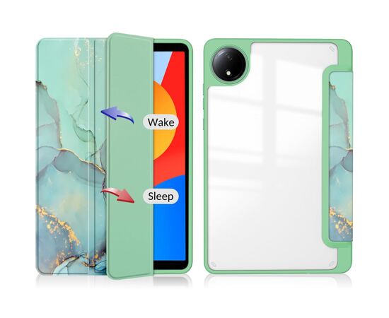 Чехол для планшета BeCover Soft Edge TPU Xiaomi Redmi Pad SE 8.7" Green Marble (712574), изображение 4 Чехол для планшета BeCover Soft Edge TPU Xiaomi Redmi Pad SE 8.7" Green Marble (712574), изображение 4