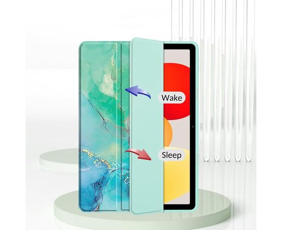Чехол для планшета BeCover Soft Edge TPU Xiaomi Redmi Pad SE 8.7" Green Marble (712574), изображение 6 Чехол для планшета BeCover Soft Edge TPU Xiaomi Redmi Pad SE 8.7" Green Marble (712574), изображение 6