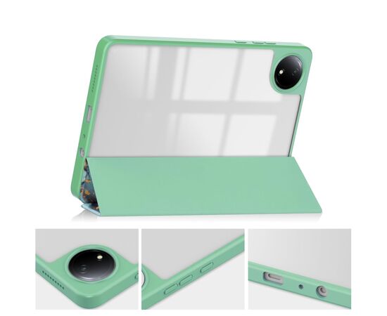 Чехол для планшета BeCover Soft Edge TPU Xiaomi Redmi Pad SE 8.7" Green Marble (712574), изображение 7 Чехол для планшета BeCover Soft Edge TPU Xiaomi Redmi Pad SE 8.7" Green Marble (712574), изображение 7