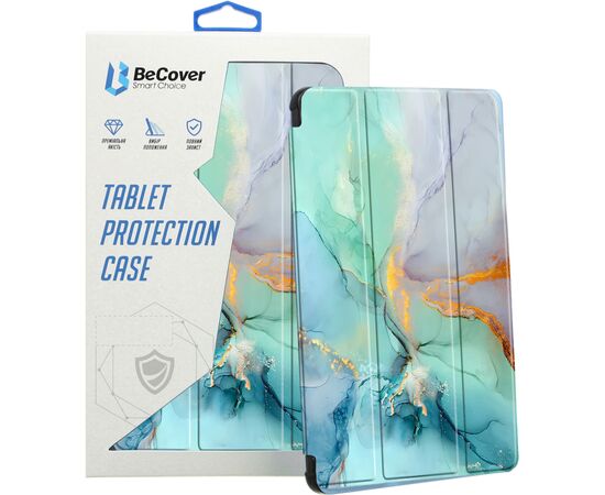 Чехол для планшета BeCover Soft Edge TPU Xiaomi Redmi Pad SE 8.7" Green Marble (712574), изображение 8 Чехол для планшета BeCover Soft Edge TPU Xiaomi Redmi Pad SE 8.7" Green Marble (712574), изображение 8