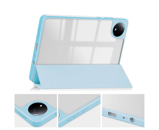 Чехол для планшета BeCover Soft Edge TPU Xiaomi Redmi Pad SE 8.7" Light Blue (712569), изображение 3 Чехол для планшета BeCover Soft Edge TPU Xiaomi Redmi Pad SE 8.7" Light Blue (712569), изображение 3