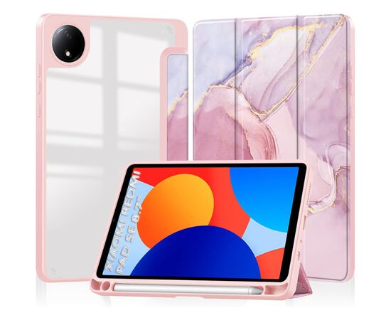 Чехол для планшета BeCover Soft Edge TPU Xiaomi Redmi Pad SE 8.7" Pink Marble (712576)