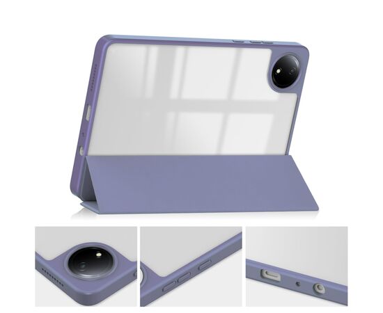 Чехол для планшета BeCover Soft Edge TPU Xiaomi Redmi Pad SE 8.7" Purple (712571), изображение 3 Чехол для планшета BeCover Soft Edge TPU Xiaomi Redmi Pad SE 8.7" Purple (712571), изображение 3