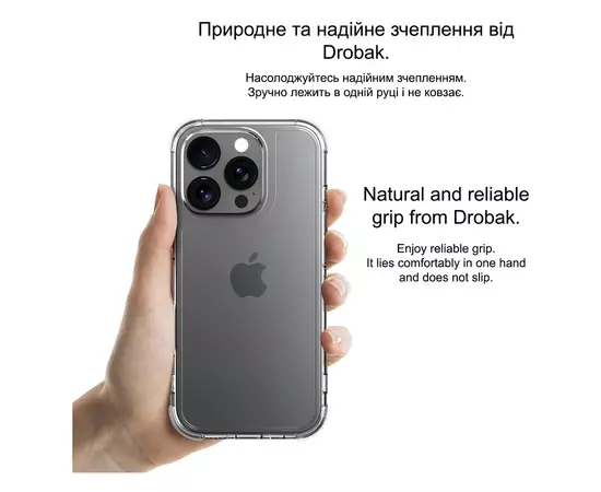 Чехол для мобильного телефона Drobak Acrylic Case with Airbag для Apple iPhone 14 Plus (949404), изображение 7