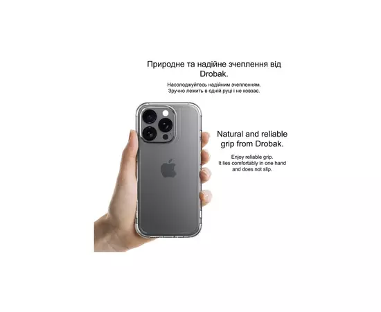 Чехол для мобильного телефона Drobak Acrylic Case with Airbag для Apple iPhone 15 (949405), изображение 8 Чехол для мобильного телефона Drobak Acrylic Case with Airbag для Apple iPhone 15 (949405), изображение 8