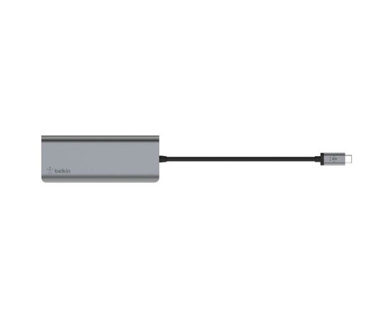 Концентратор Belkin USB-C 6in1 Multiport Dock (AVC008BTSGY), изображение 4 Концентратор Belkin USB-C 6in1 Multiport Dock (AVC008BTSGY), изображение 4