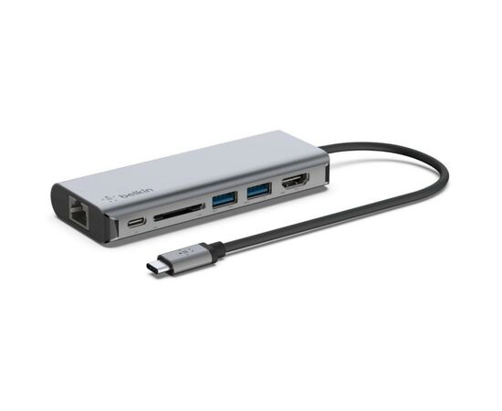 Концентратор Belkin USB-C 6in1 Multiport Dock (AVC008BTSGY)