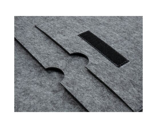 Чехол для ноутбука Vinga 15.6" NSF150 Envelope Gray (NSF150EGY), изображение 7 Чехол для ноутбука Vinga 15.6" NSF150 Envelope Gray (NSF150EGY), изображение 7