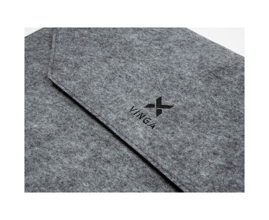 Чехол для ноутбука Vinga 15.6" NSF150 Envelope Gray (NSF150EGY), изображение 8 Чехол для ноутбука Vinga 15.6" NSF150 Envelope Gray (NSF150EGY), изображение 8